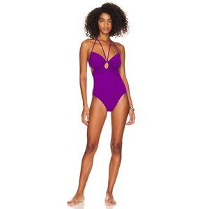 Ulla Johnson Purple One-Piece Swimsuit